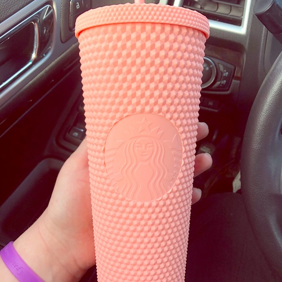 Pink studded Starbucks cup - Picture 1 of 1